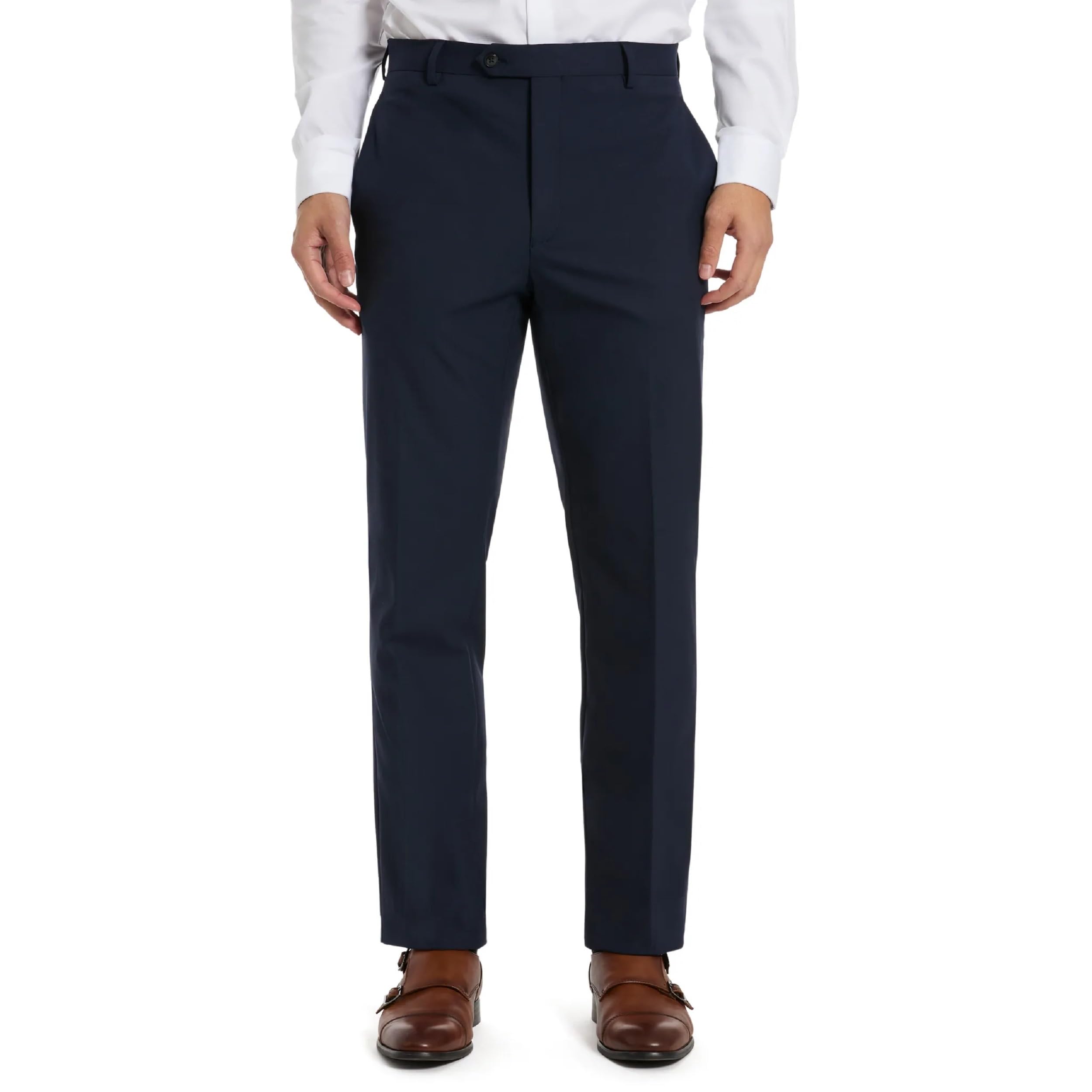 Michael Kors Solid Classic Pants Pantalones de Traje para Hombre