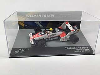OPO 10 - Car 1/43 F1 TOLEMAN TG183B Ayrton Senna Brazil GP 1984 (717)