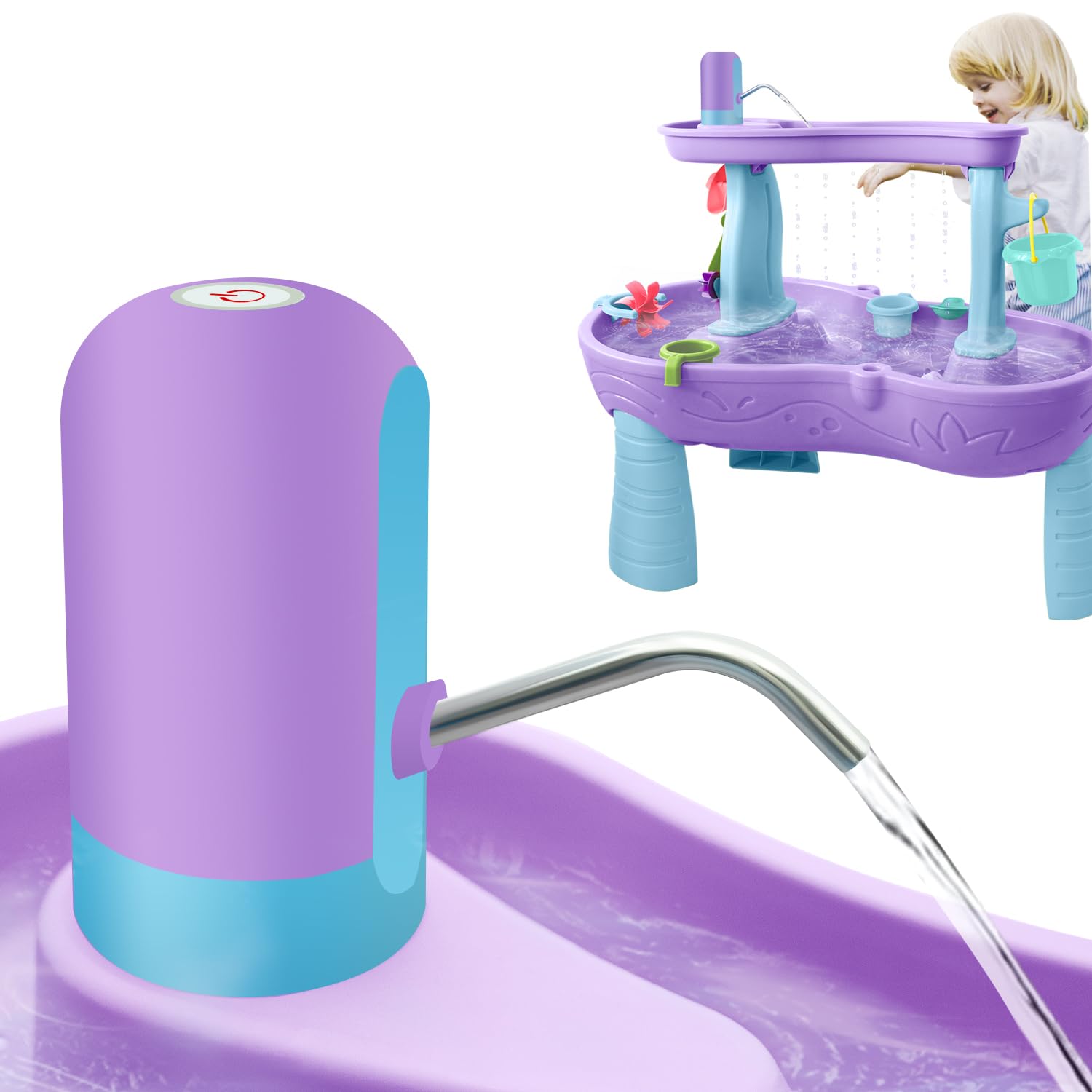 Best Kids Water Table With Pump Infowush Water Table Pump, Battery