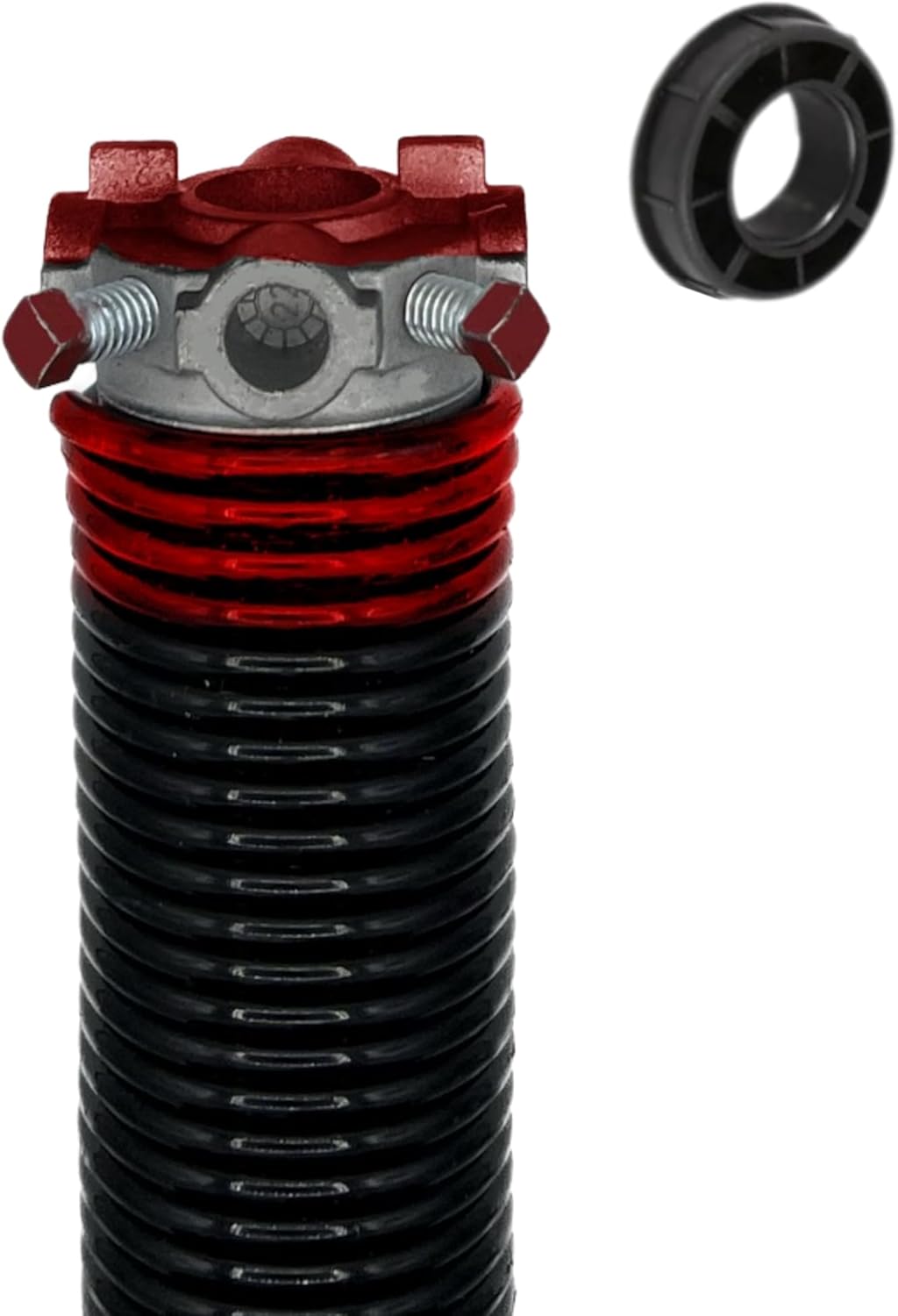 Alcan Garage Door Torsion Spring 225x2x27 Torsion Springs for Garage Door Repair | Right Hand Wound Replacement for Left Side of Garage with 1" Nylon Bushing (Red Cone)