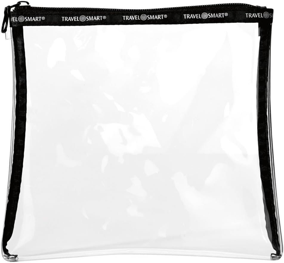 Conair Travel Toiletry Bag for Women and Men, Quart Sized Clear Bag by Travel Smart