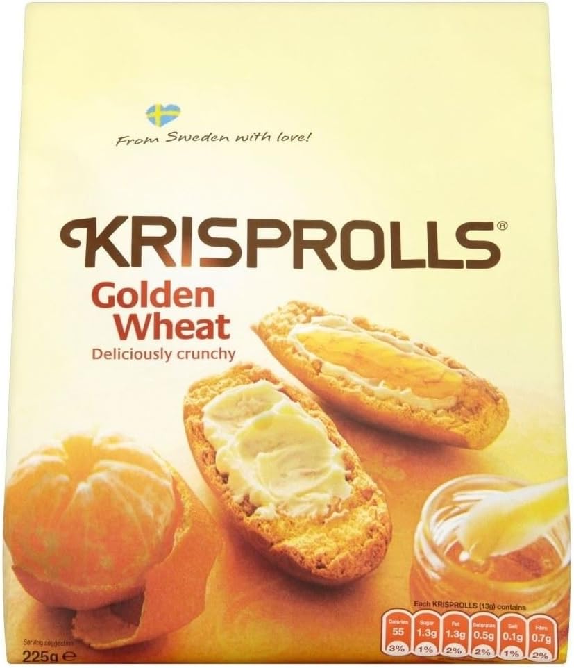 Pagen Golden Wheat Krisprolls, 225g