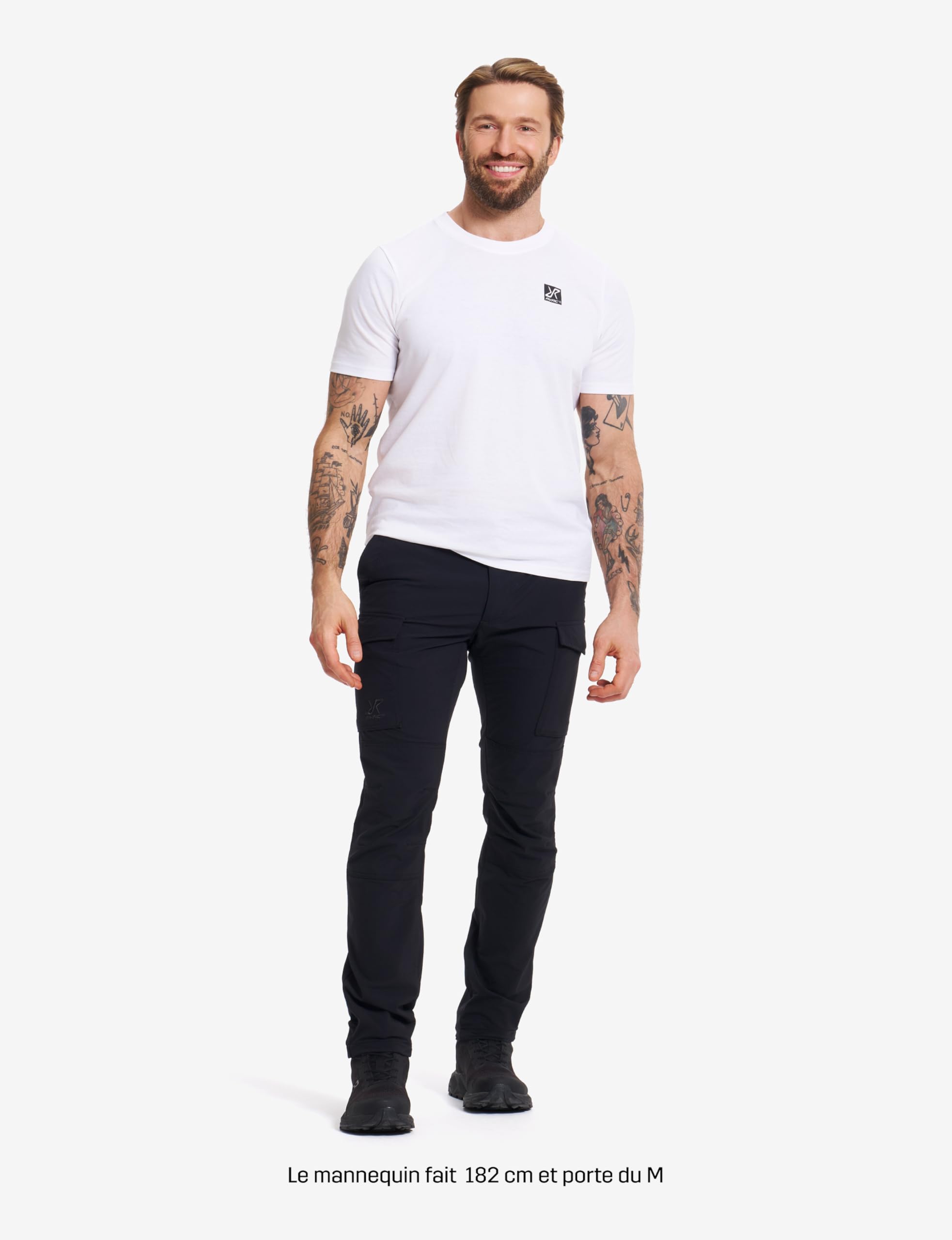 RevolutionRace Adventure Cargo Stretch Pants pour Homme, Pantalons de Randonnée pour Toutes Les Activités de Plein Air