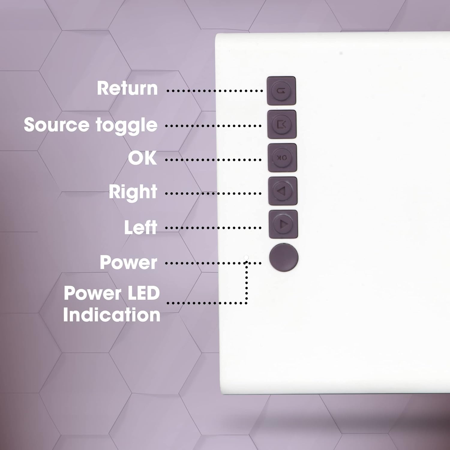 ZEBRONICS Zeb-PIXAPLAY 11 projector being powered by a 5V adapter or power bank, shown in an outdoor setting with children watching a movie.