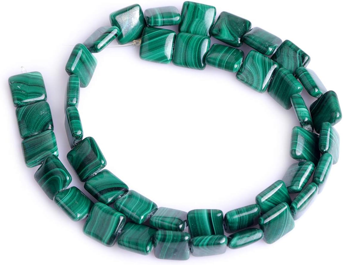 GEM-Inside Malachite Agate Gemstone Loose Beads Natural 10mm Crystal Energy Stone Power for Jewelry Making 15''