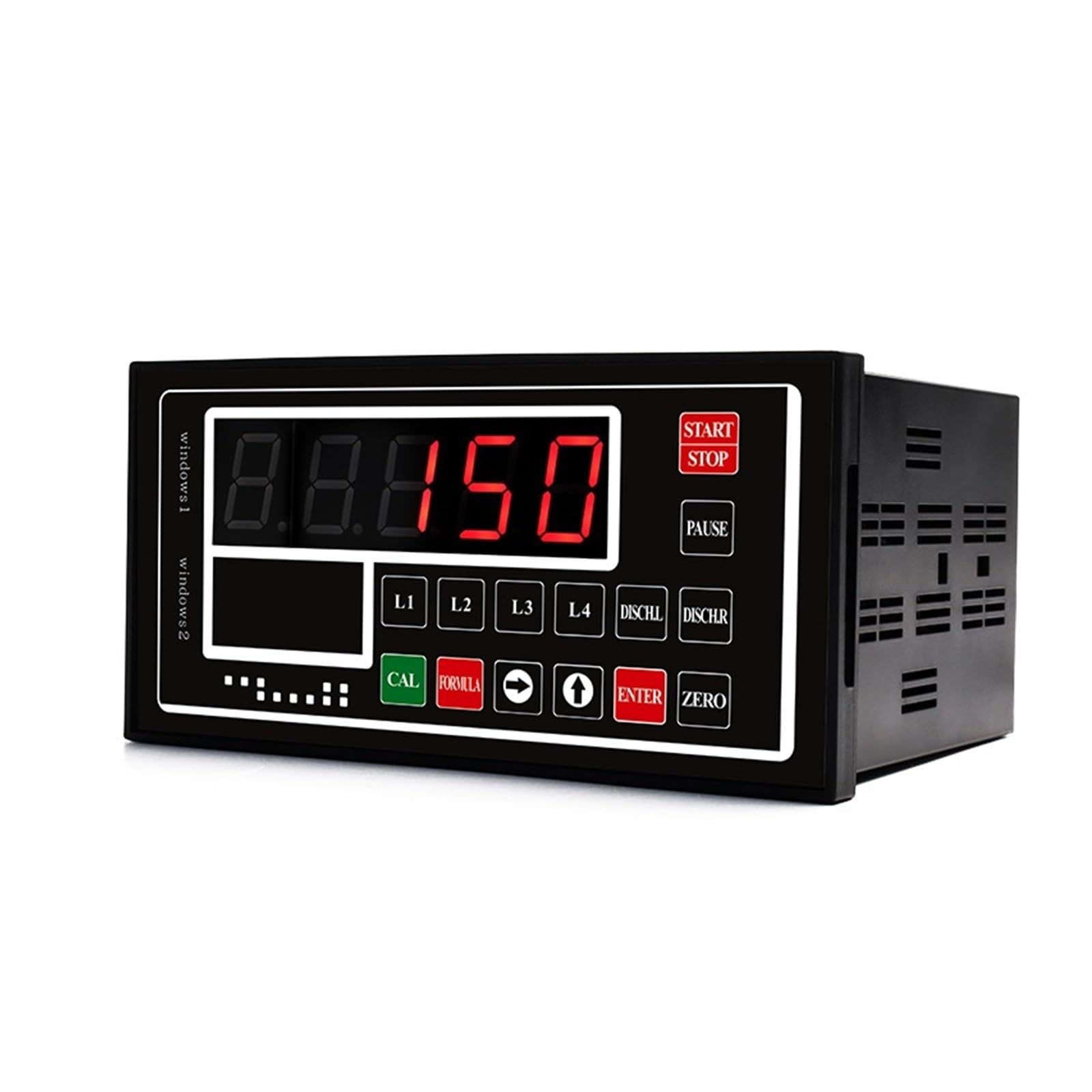 Kontroler ważenia 5-LED, precyzyjny wyświetlacz cyfrowy Waga elektroniczna Miernik wagi AC/DC(6 Relay out)