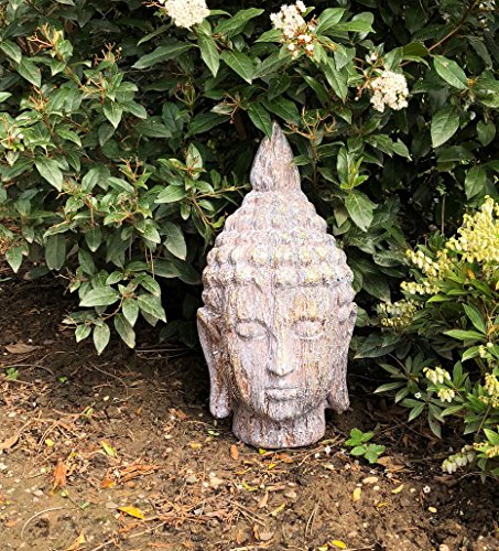 AM/63 - Amsterdam Deko Buddhakopf 21 X 41 cm, für Innen und Außen Geeignet Cover