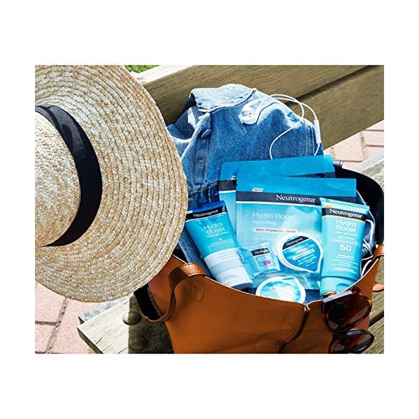 Neutrogena-Hydro-Boost-Moisturizing-Hydrating-100-Hydrogel-Sheet-Face-Mask-for-Dry-Skin-with-Hyaluronic-Acid-Gentle-Non-Comedogenic-12-Count Neutrogena Hydro Boost Moisturizing & Hydrating 100% Hydrogel Sheet Face Mask for Dry Skin with Hyaluronic Acid, Gentle & Non-Comedogenic, 1 Ounce (Pack of 12)