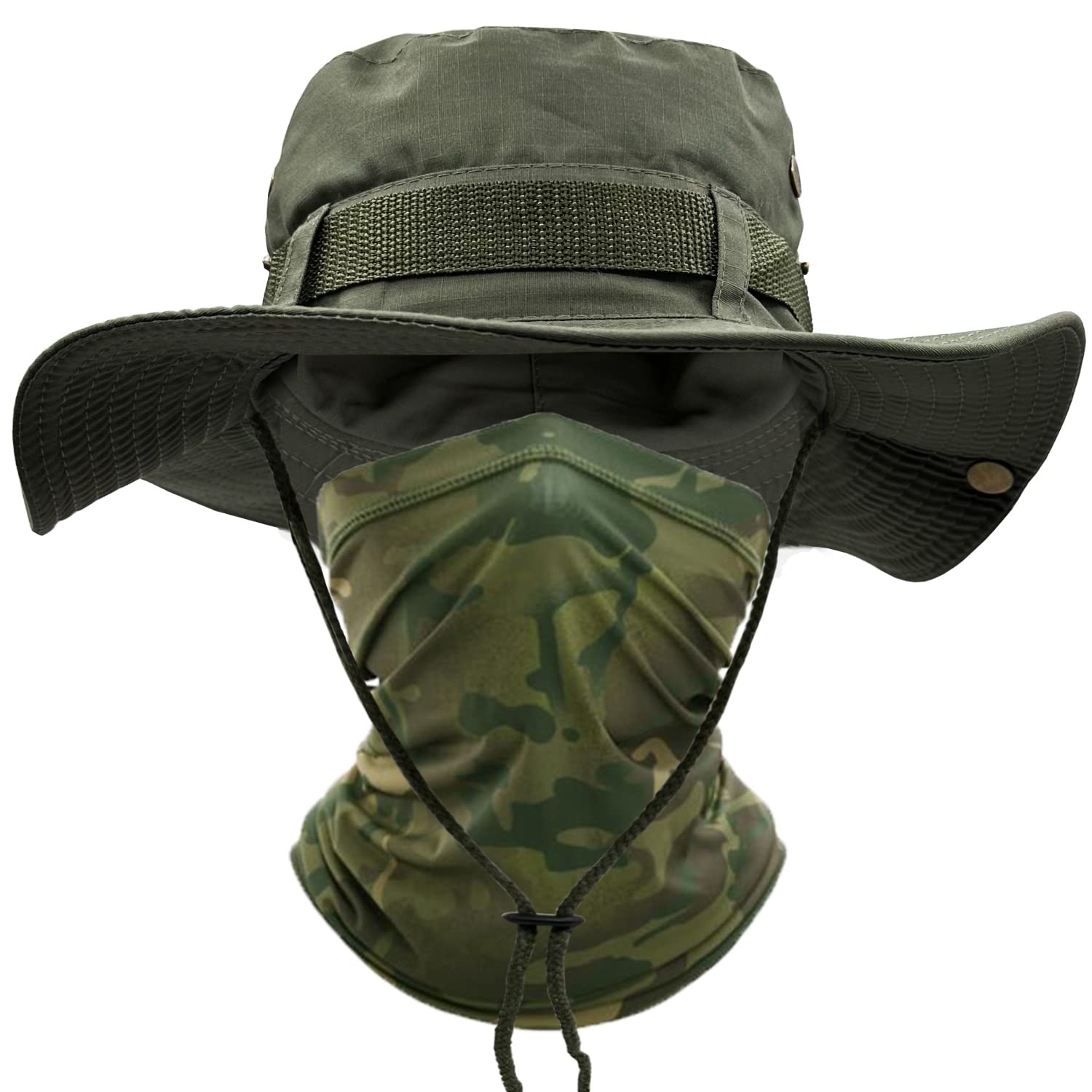 LIBERWOOD - Chapeau De Camouflage En Coton Pour Hommes Et Femmes Casquette De Soleil Seau Tactique Militaire Pour Safari Chasse P Che Plein Air