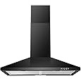 SNDOAS Black Range Hood 36 inches,Stainless Steel Wall Mount Range Hood Black,Kitchen Hood Vent with Ducted/Ductless Convertible,Hood Vents for Kitchen,Ductless Range Hood,Vent Hood 36 inch