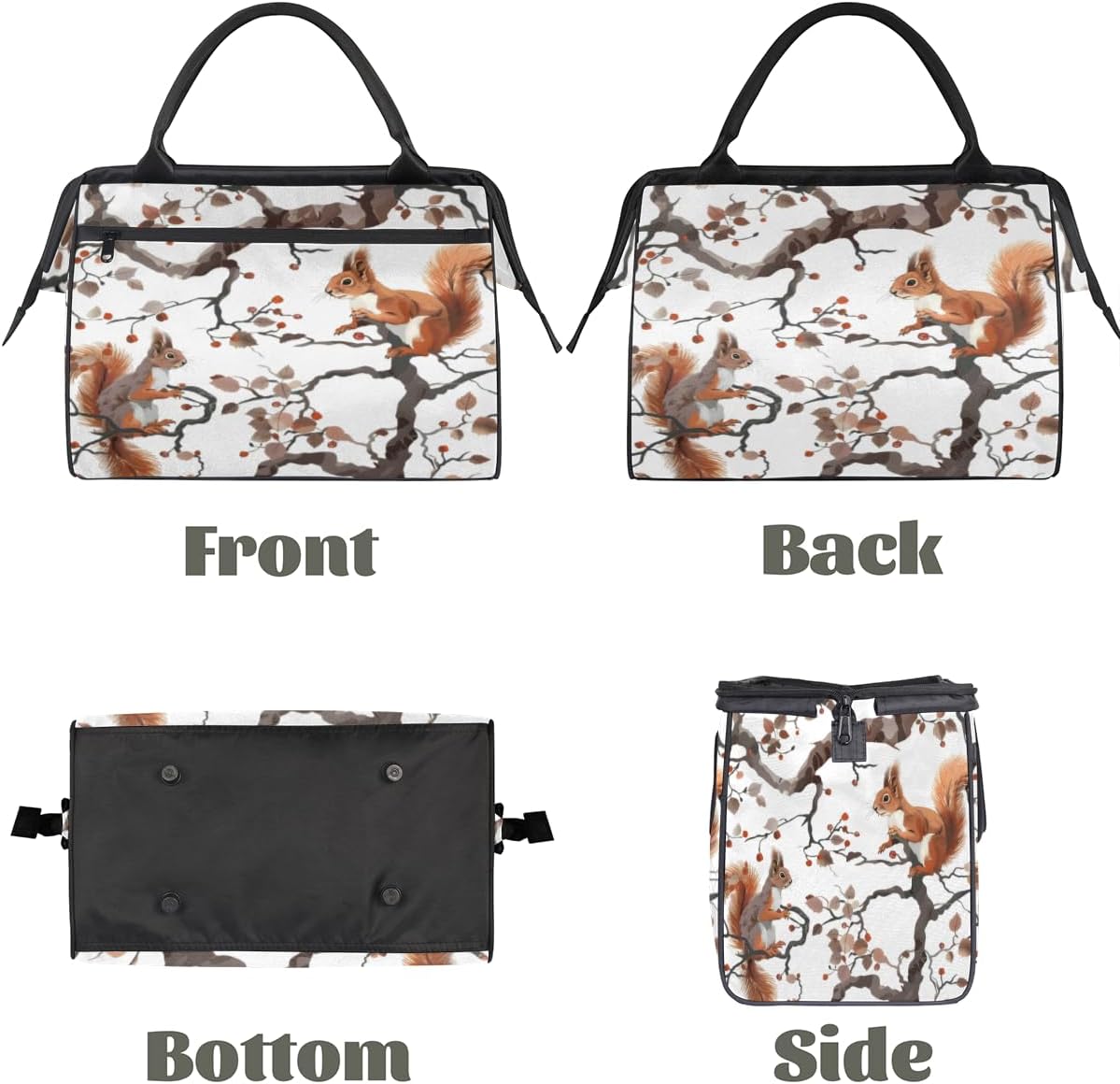 Tote Bag for Women with Zipper, Lightweight Travel Tote Bag Large Shoulder Bag Handbag for Work, Gym