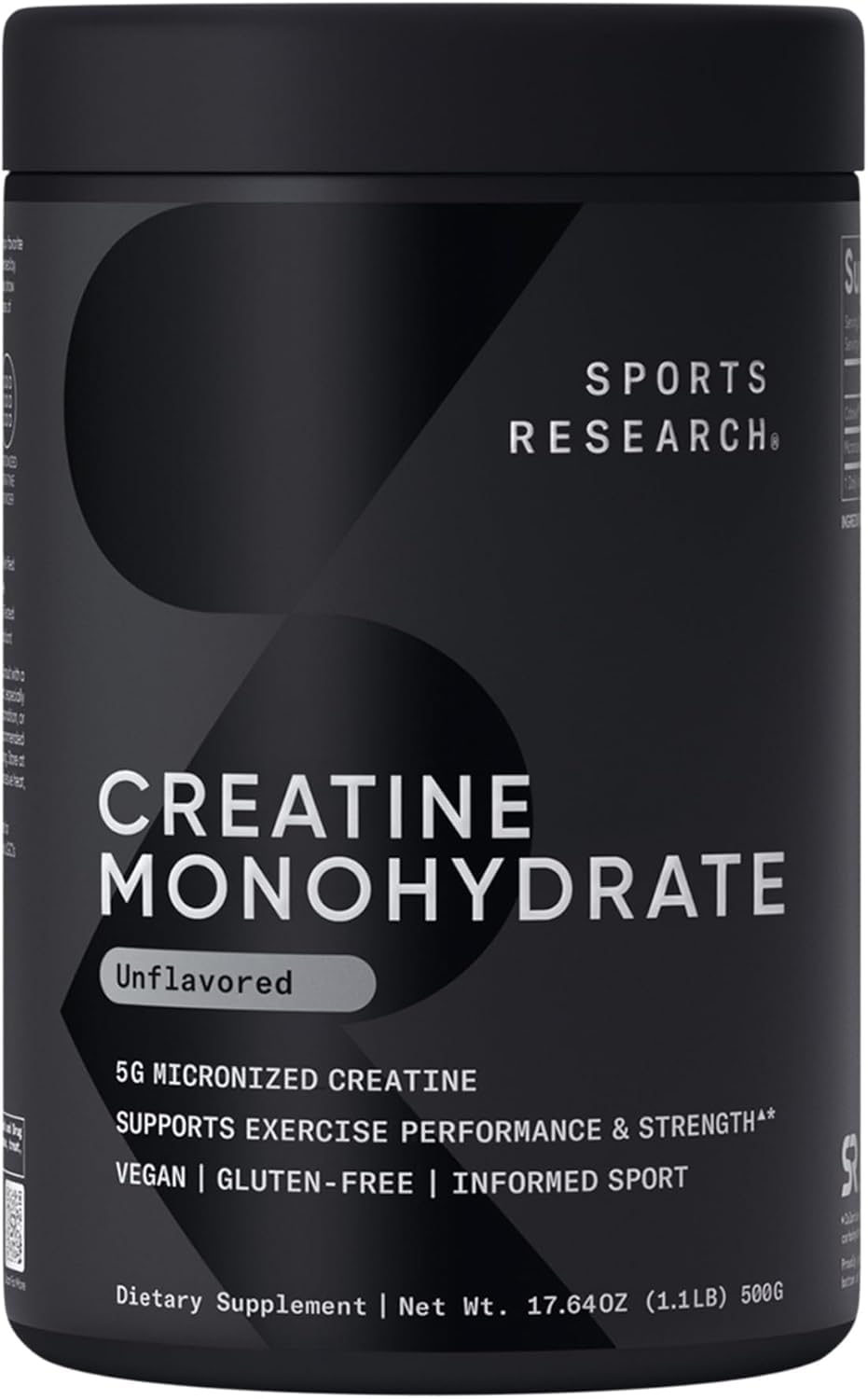 Creatine Monohydrate - Gain Lean Muscle, Improve Performance and Strength and Support Workout Recovery* - 5 g Micronized Creatine - 17.46 oz