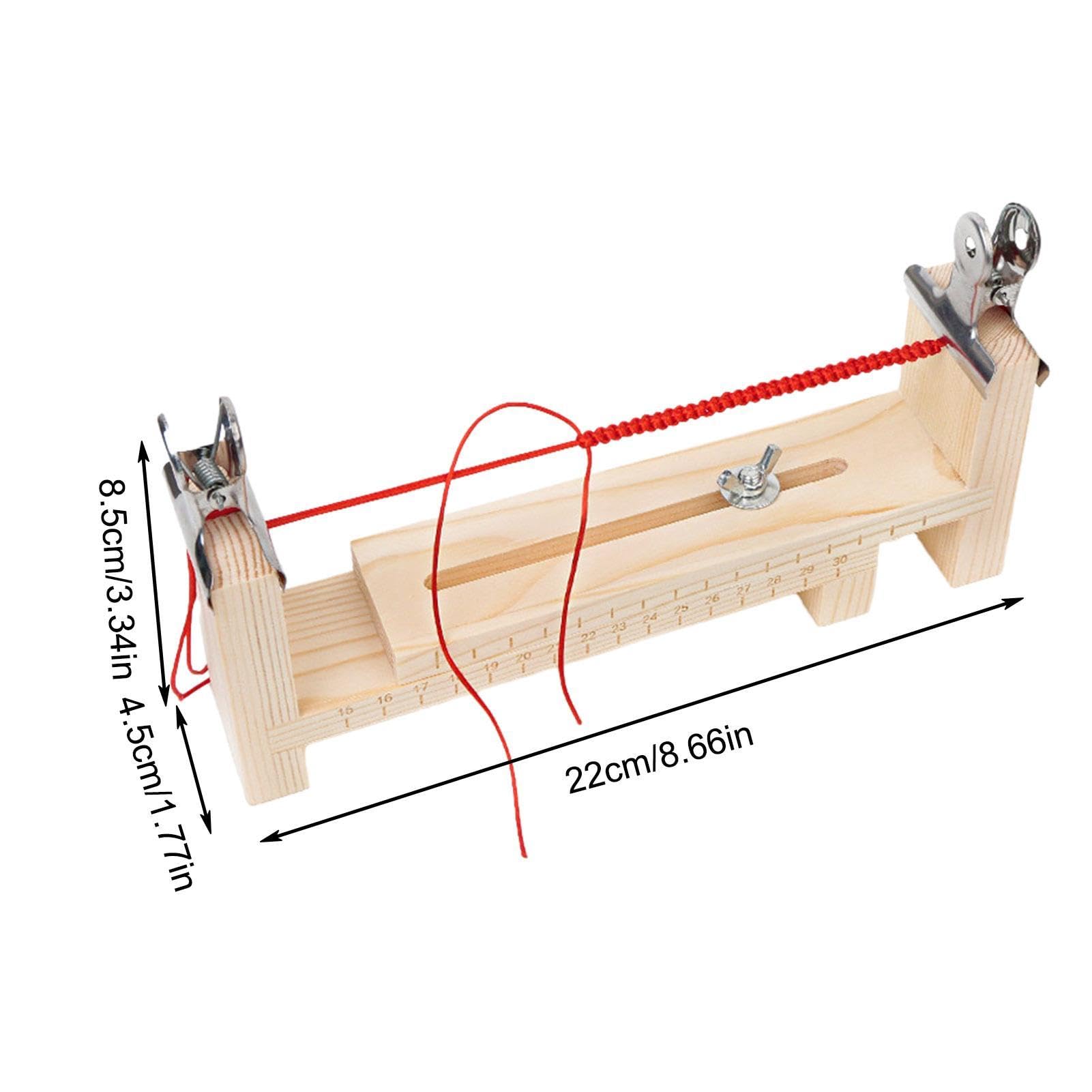 Outil De Tressage à La Main, Outil De Fabrication De Bracelet En Bois Stable Serrage Multifonctionnel Pour Bricolage Bijoux Artisanat