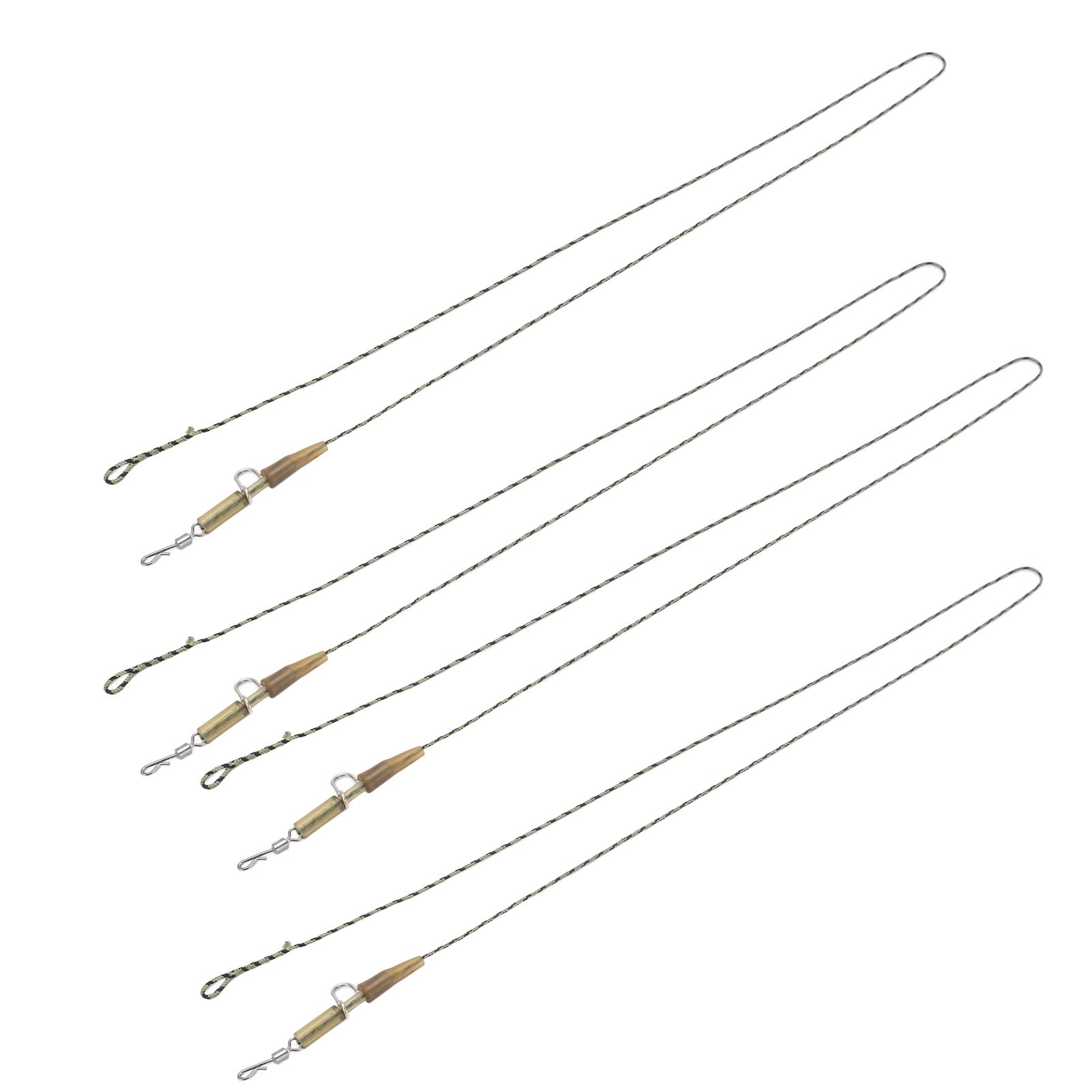 VGEBY Aparejos de Pesca Leader Clips Carp, Leaders Reemplazable Hybrid Camo Leadcore Leaders para Pescar Carp Line Juego de Pesca(Combinación LEADCLIP) Otras Herramientas Y Accesorios De Pesca