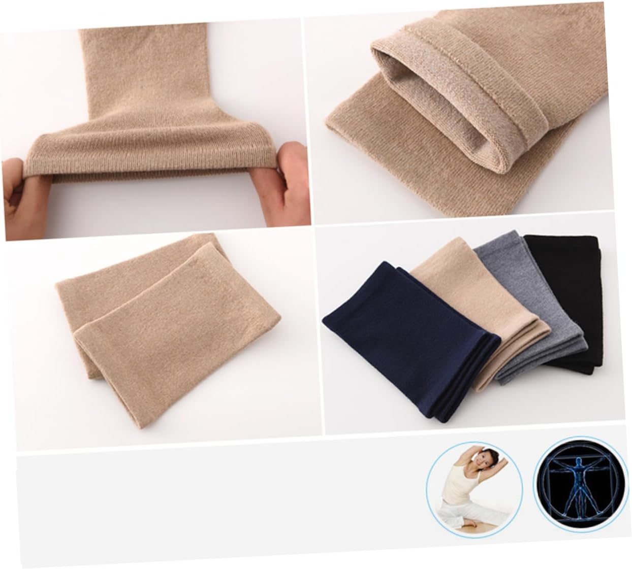 Wool Foot Sleeve Foot Sleeve for Yoga Ankle Brace Straps Breathable Ankle Socks Ankle Support Socks