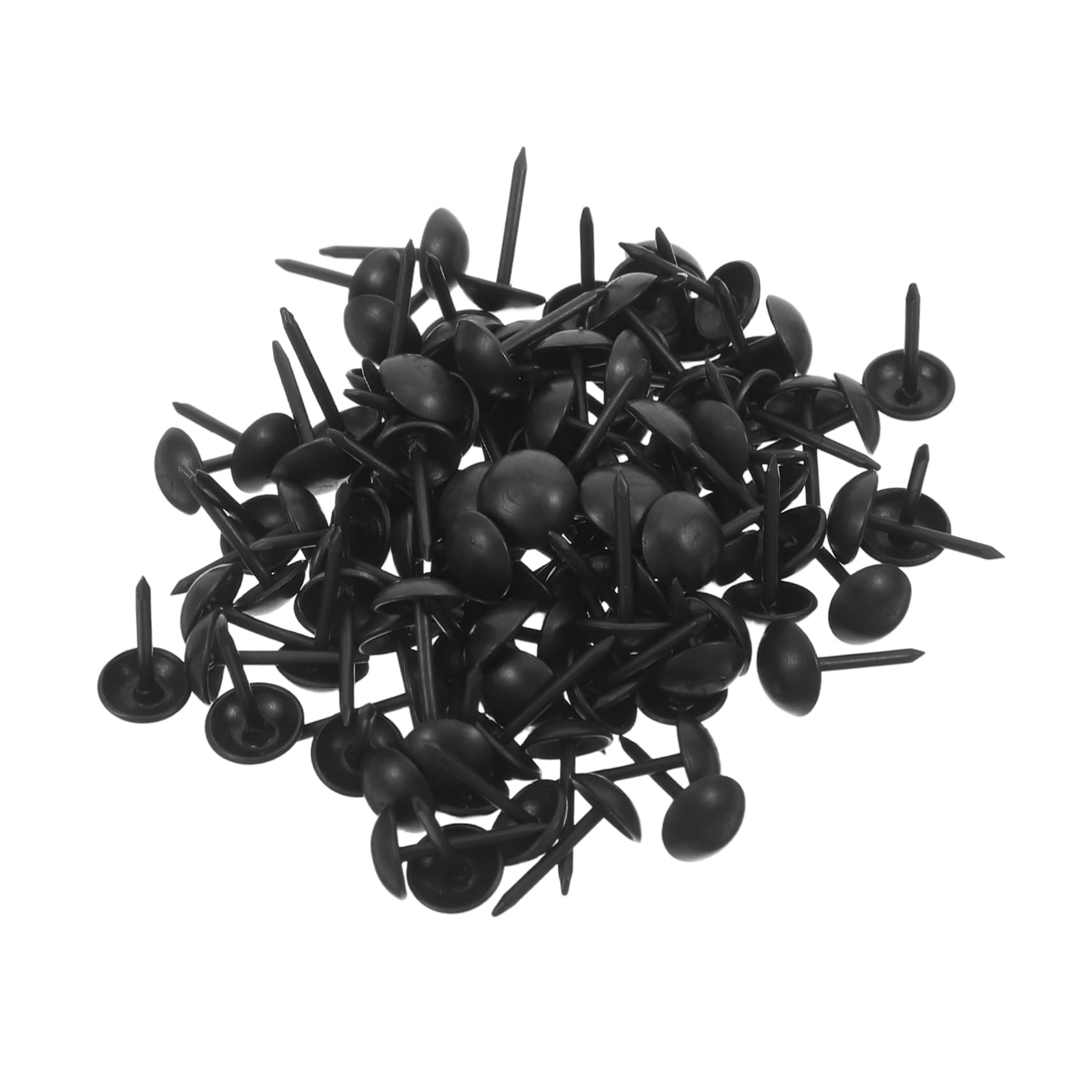 OSALADI 100pcs Vintage Sofa Nails Flat Metal Iron Nails for Decorative Furniture Antiqued Tacks for Bookcase Laminate Home Decor Hardware