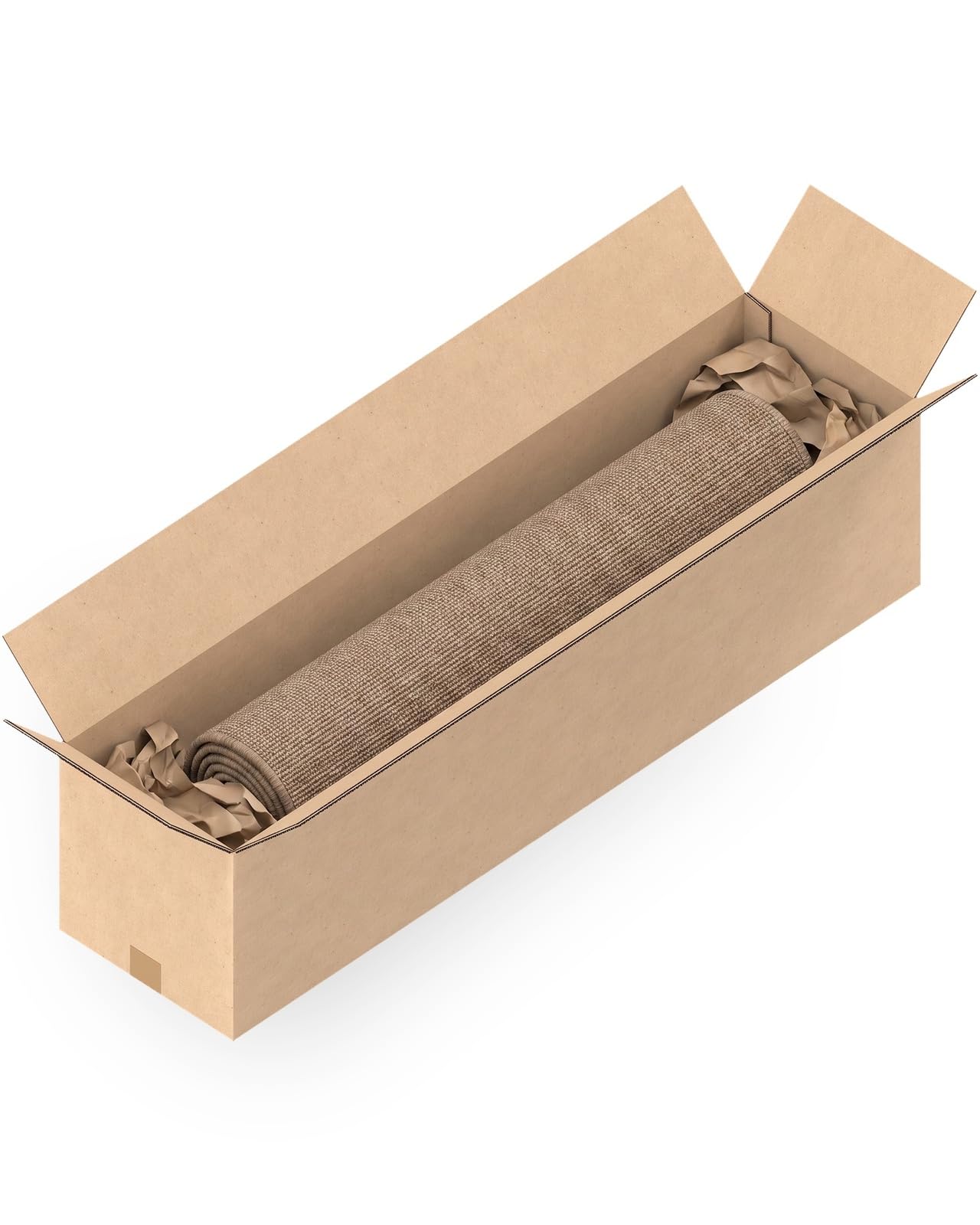 Versandkartons Kartons 1200 x 300 x 300 mm 2-wellig in BC-Welle, 5 Stück | Große lange Faltkartons für schwere Gegenstände für den Versand, 120x30x30 cm [Größe/Menge wählbar]
