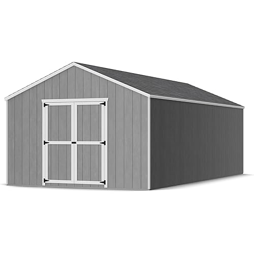 Little Cottage Co. 12x24 Value Gable Shed, Outdoor Wood Storage Do-It-Yourself Precut Kit