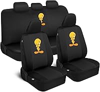 Vista 13 de BDK Warner Bros DC Comics Batman - Fundas de asiento delantero y almohadillas para cinturón de seguridad, ajuste universal para camiones, SUV