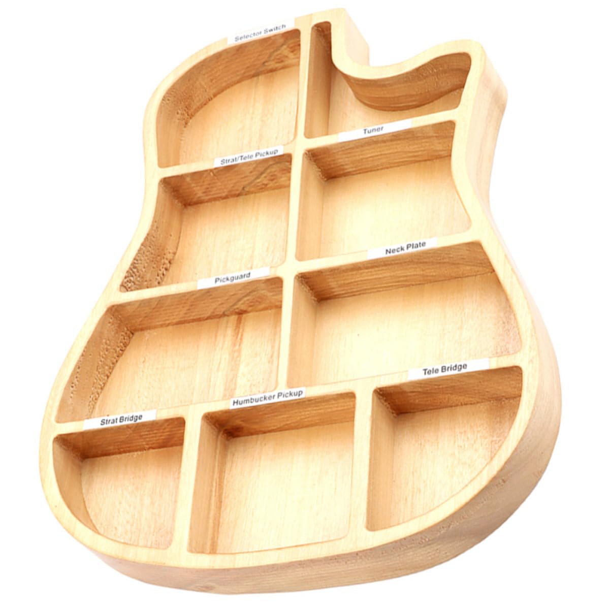 HOMSFOU Bois Boîte de Rangement Modèle L830, pour Médiators Guitare Khaki