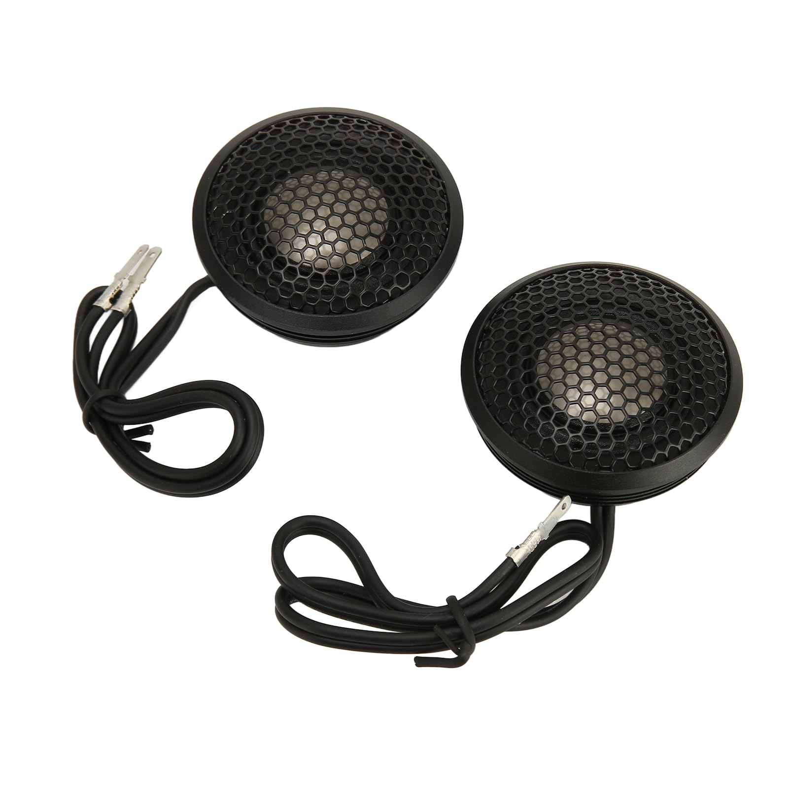 Par de Tweeters para Automóvil, Tweeters de Cúpula Negros de Alta Definición con Potencia de 150 W para Todos los Sistemas de Audio para Automóviles, 2 Unidades