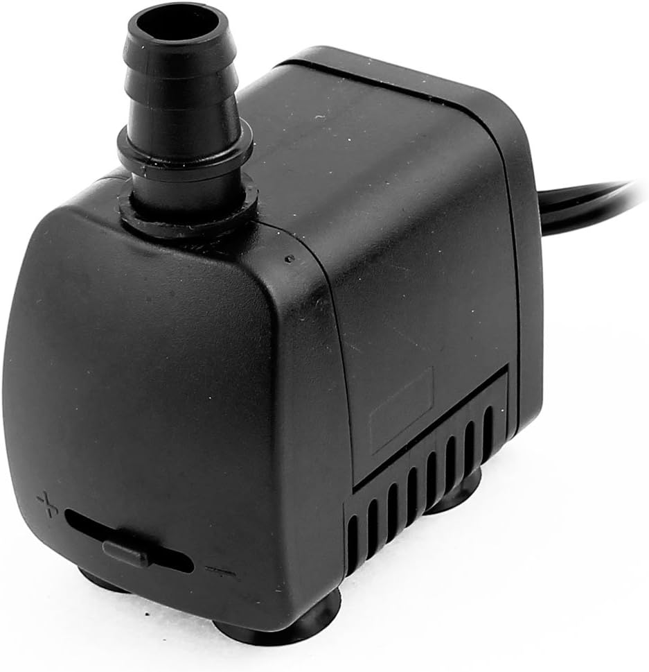 Aexit AC 110V-120V Pumps US Plug 7W Electric Mini Submersible Water Pump Drum Pumps Aquarium Fountain