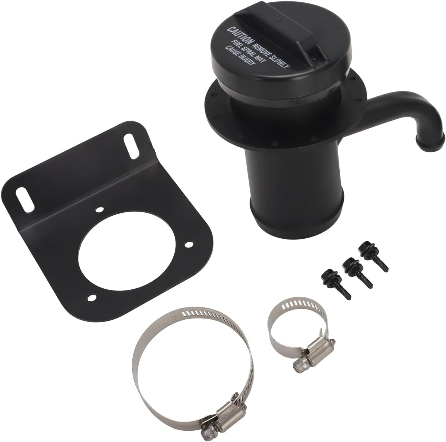 2" Diesel Fuel Filler Neck Mount Kit Compatiable with Flatbed, Service Body, Utility Trucks