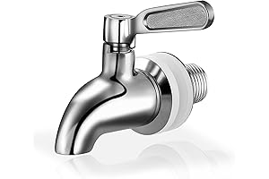 Kyraton Beverage Dispenser Replacement Spigot: No Leakage, Stainless Steel Water Dispenser Replacement Faucet