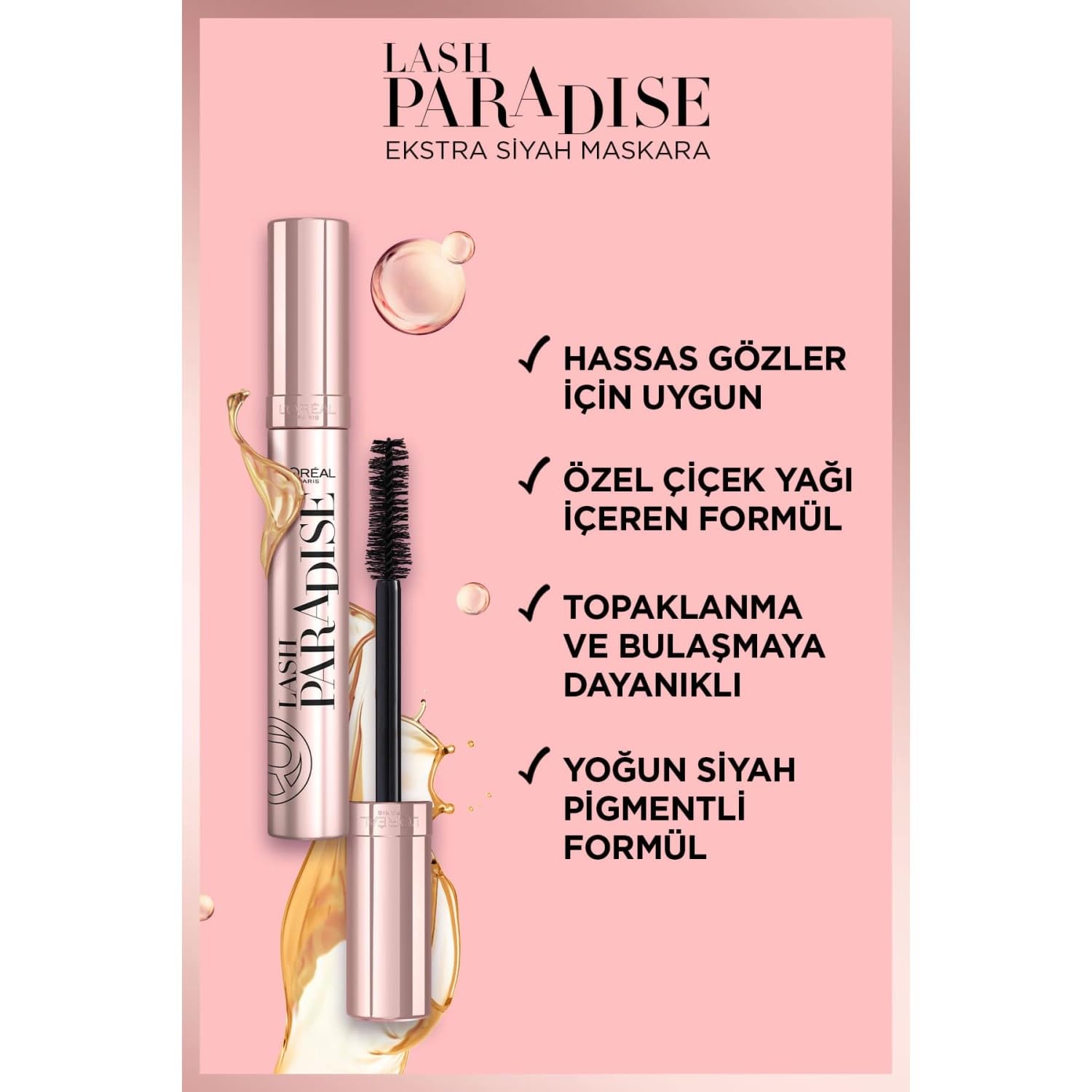 L'Oreal Paris Lash Paradise Siyah Maskara
