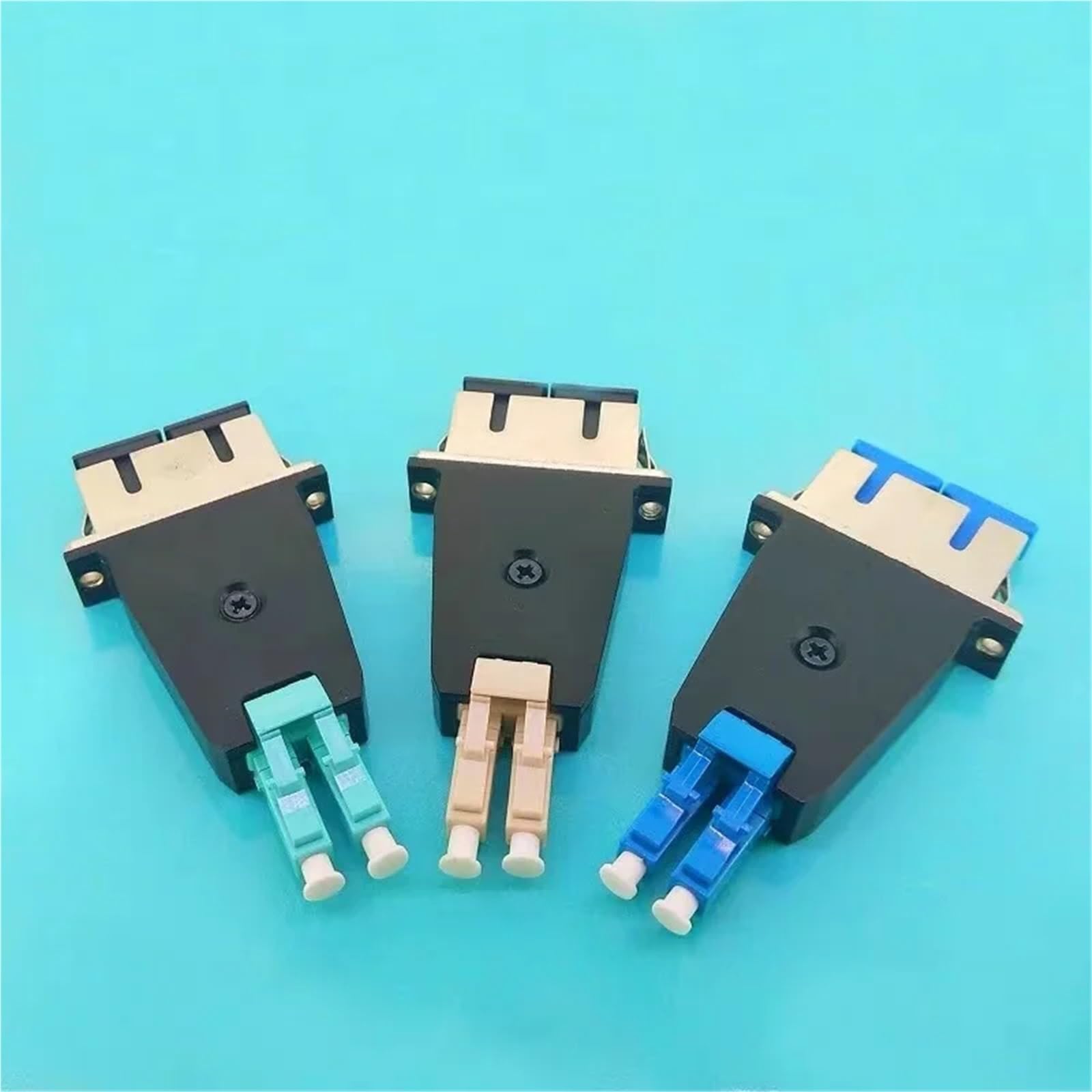 Adaptateur Fibre Duplex LC-SC SM MM SC-LC DX Coupleur Fibre Optique Double connecteur Adaptateur Hybride FM,(MM 50-125)