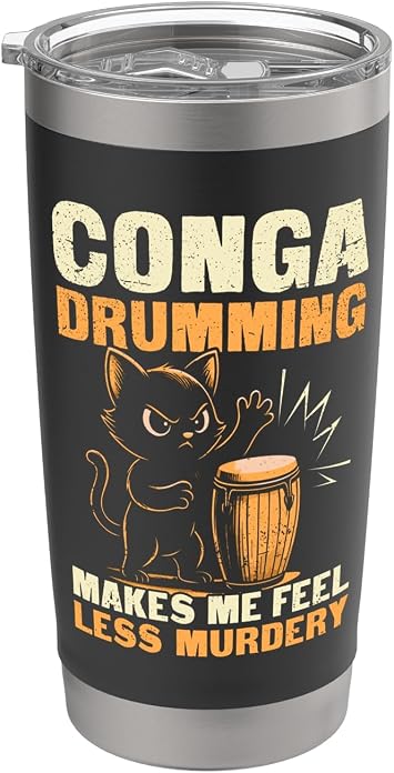 Conga drum Stainless Steel Insulated Tumbler