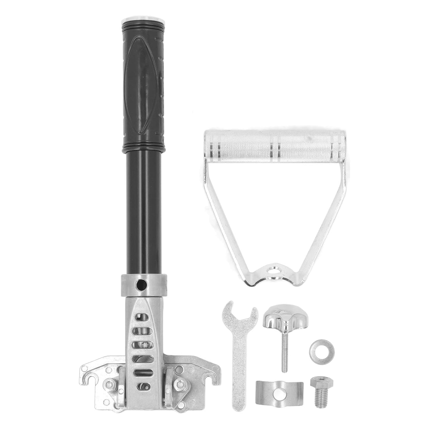 Adjustable Aluminum Alloy Drywall Flat Box Extension Handle for Plastering Walls, with Flexible Angle, for Various Plastering Requirements