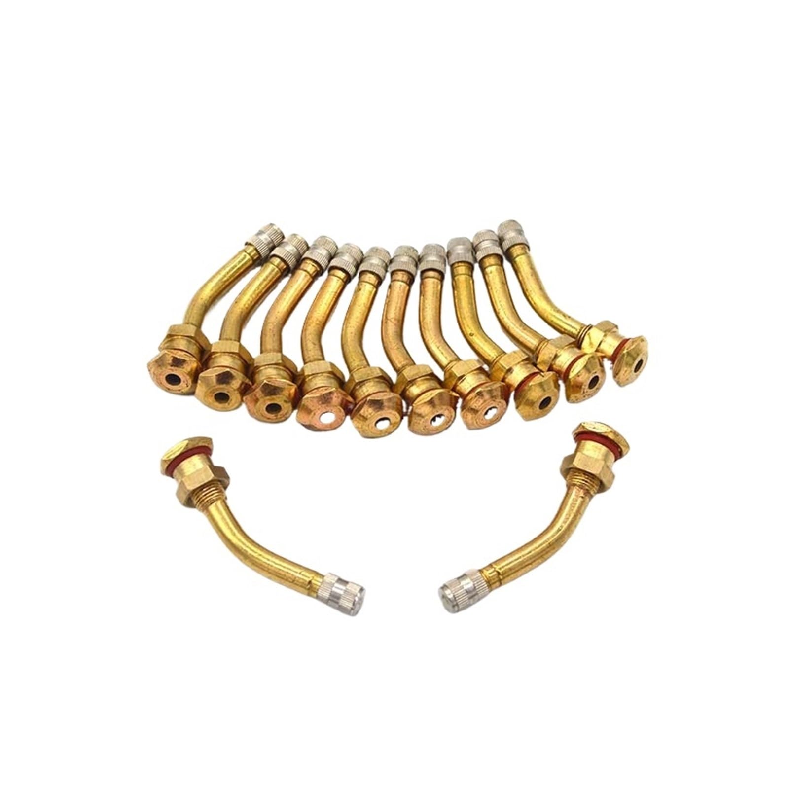 20 piezas V3-20-5 válvula de aire de latón for neumáticos, extiende piezas de neumáticos for automóviles, camiones, motocicletas, herramientas de reparación de neumáticos, válvula de cobre puro