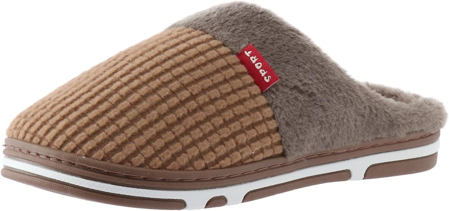 Fleece Slippers Mens Men Slippers Home Warm Cotton Slippers Winter Home