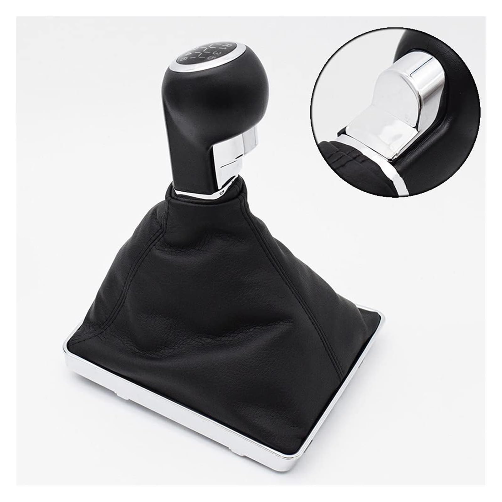 YSDEACE Pomello Leva Cambio Per Opel Per ASTRA H Per Zafira B 2005-2010 Pomello Cambio A 6 Marce Auto Con Leva Penna A Sfera Cuffia Copri