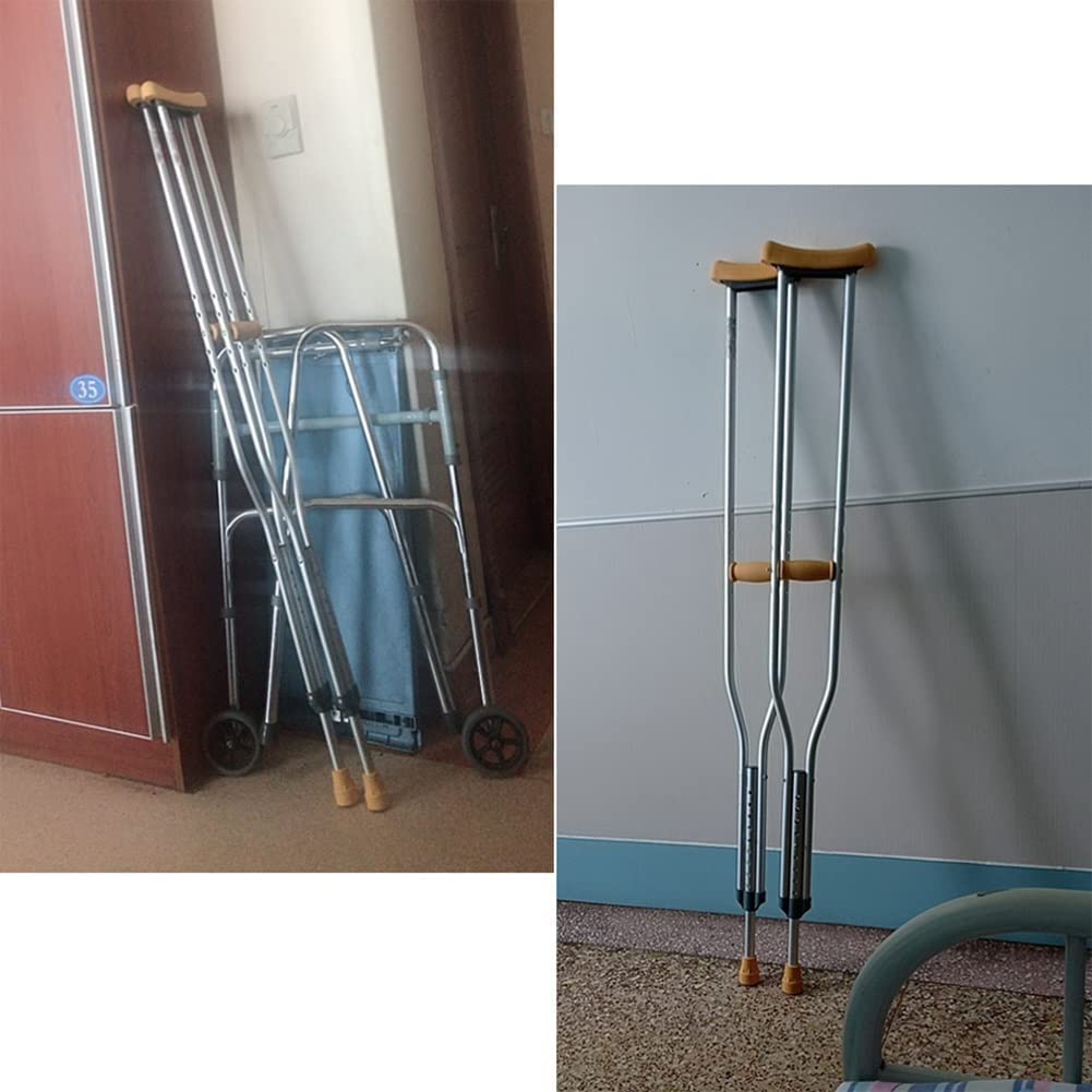 Kule ortopedyczne dla dorosłych, pod pachami, 1 para, lekkie kule ortopedyczne, kule ortopedyczne z regulacją wysokości, aluminiowe kule ortopedyczne dla dorosłych, kule ortopedyczne do chodzenia,