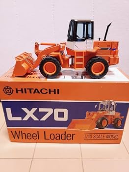 HITACHI LX70 ホイールローダー 1/40スケールモデル Amazon.co.jp: モデル 当時物昭和レトロ シンセイ 日立ホイール