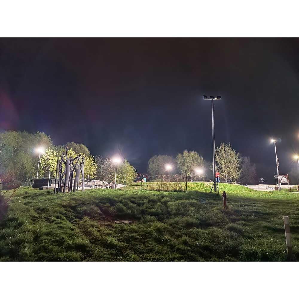 LED line PRIME Foco LED para exteriores, color negro, IP66, 100 W, 14000 lm, CCT, 3000 K, 4000 K, 5000 K, 120°