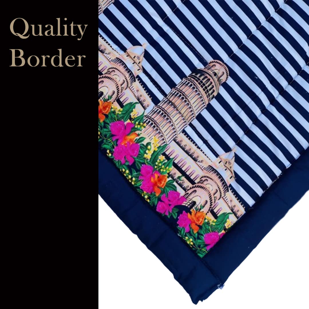 RURIBOSY |Bedding Mattress for Cotton, Baby Sleeping Bed Set Godari Baby Cradle |Sleeping Mat |Multi Purpose Cushioned Bed |Baby Bed for 0 to 2 Years 1