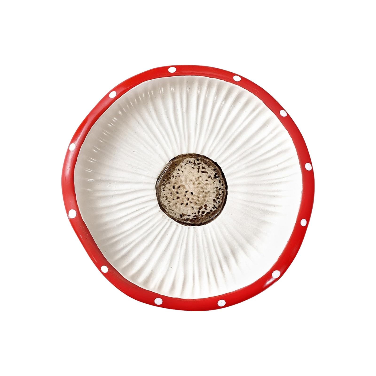carotoe Unique Mushroom Form Jewelry Display Tray Craft of Resin Materials Mushroom Jewelry Tray
