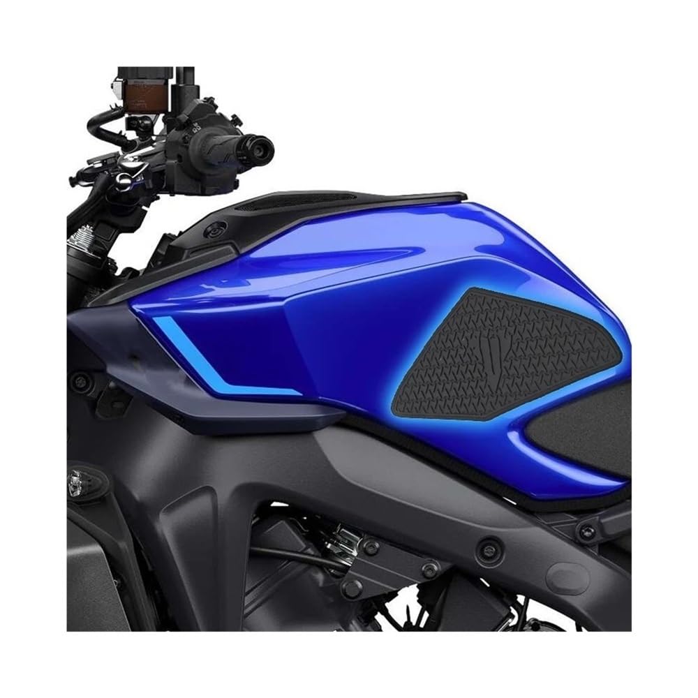 Protége-réservoirs Moto Pour MT09 Pour SP 2024 2025 Pour MT-09 2024 Autocollant Réservoir Pour MT-09 Coussinet Imperméable Antidérapant Réservoir Carburant Latéral(1 set black)