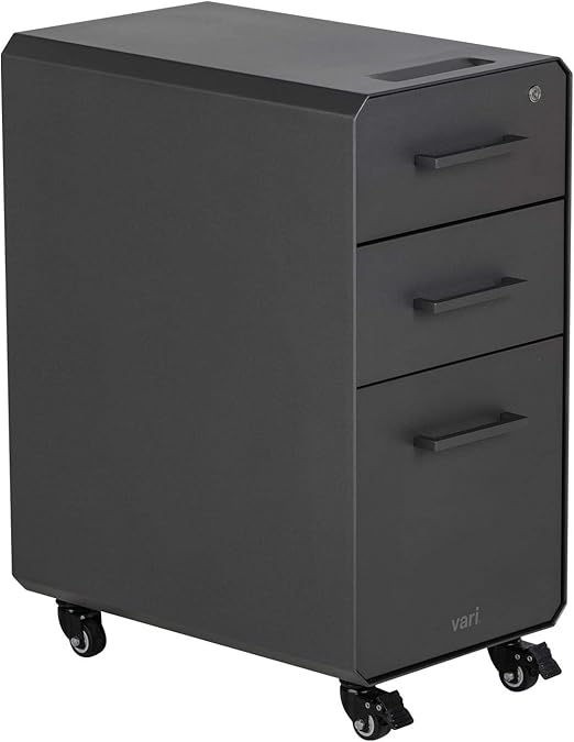 Office File Slim with Three Drawers VARIDESK