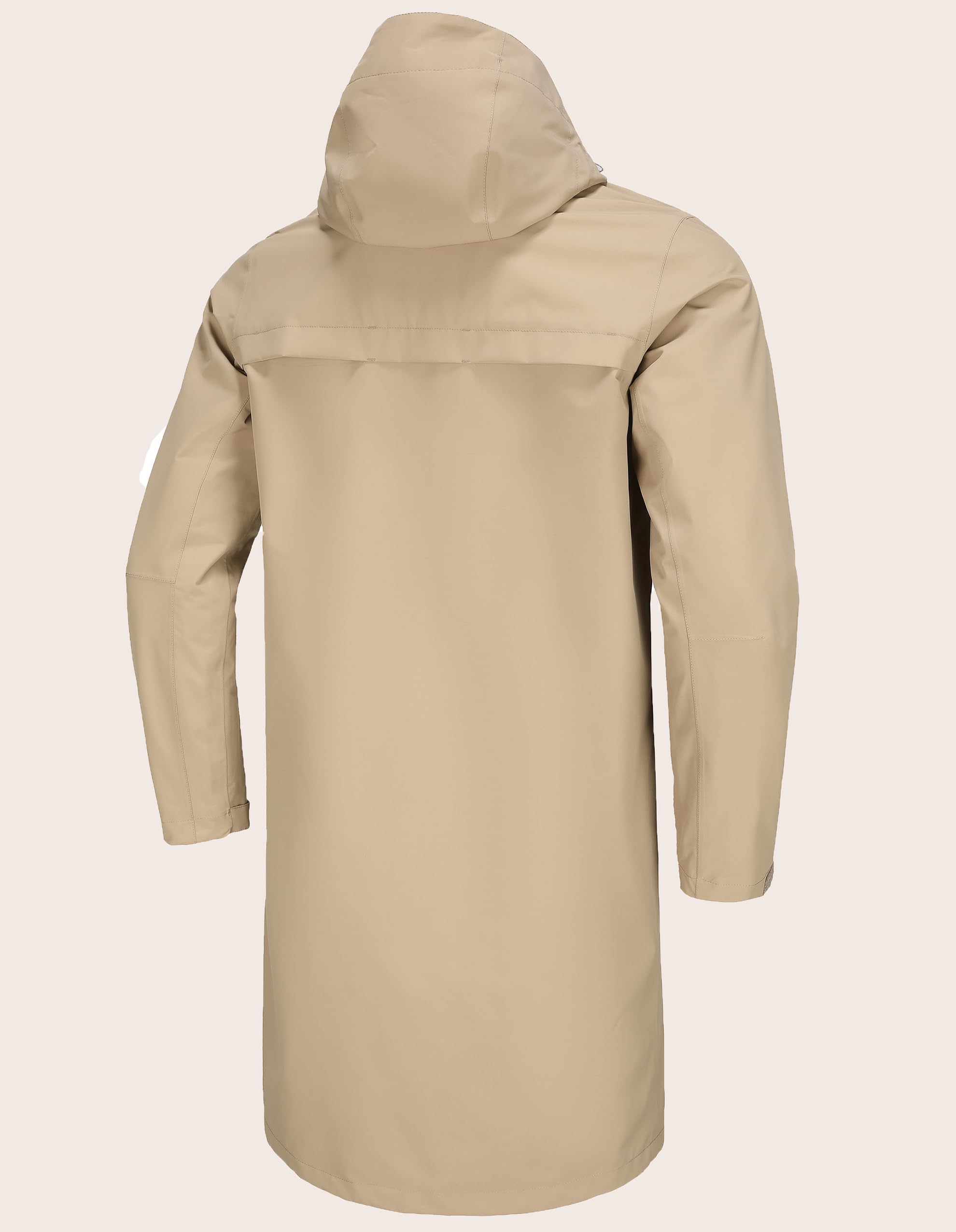 NORDIC OUTLAND Giacca antipioggia da uomo, impermeabile e traspirante, con cappuccio e fodera in rete