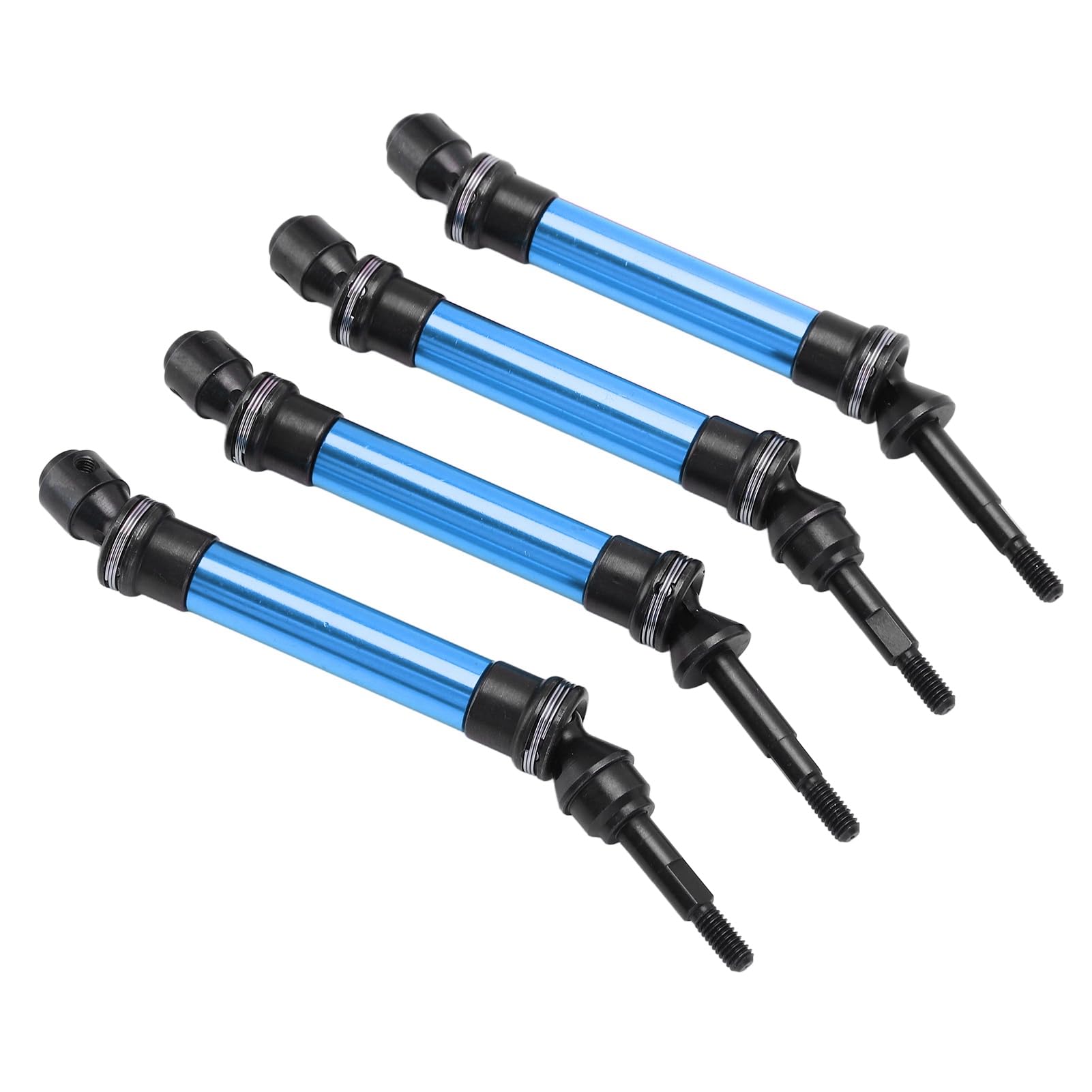Qqmora Durable RC Car Drive Shaft Made of Aluminum Alloy Steel, Easy to Install Front and Rear Drive Shaft for Slash 1/10, RC Enthusiasts (Blue) - Image 4