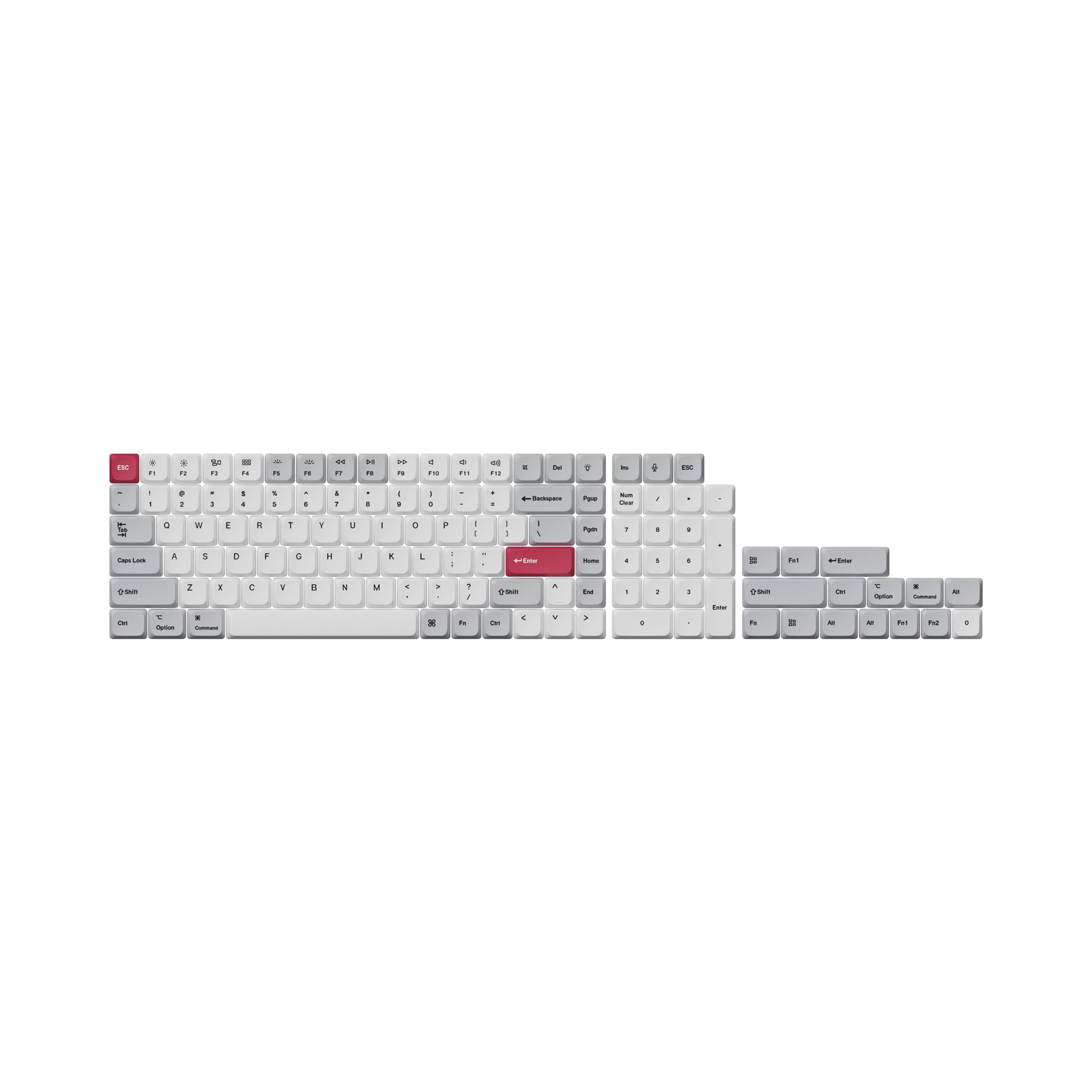 Amazon | Keychron ロープロファイル LSA Dye-Sub PBT フル