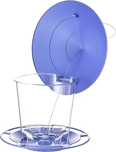 Miniatura 5 de Hanizi - Comedero para pájaros silvestres, semillero para exteriores, a prueba de ardillas, decoración para jardín y patio, para los observadores de