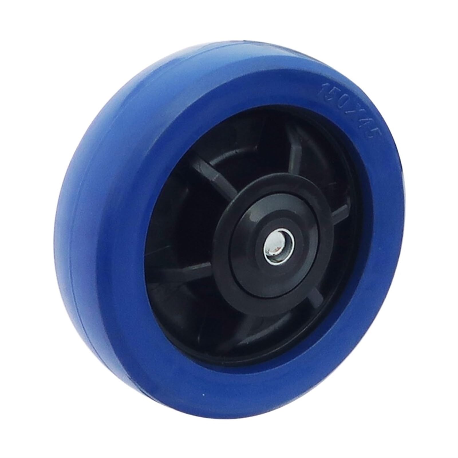 Roulette de 6 pouces en caoutchouc robuste pour chariot plat