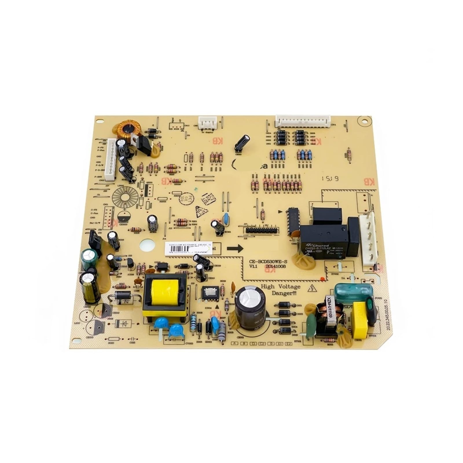 Refrigerator Control Board，Compatible For Midea， 5023010100BR BCD-536WKM(E) Circuit PCB CE-BCD530WE-S Electronic element