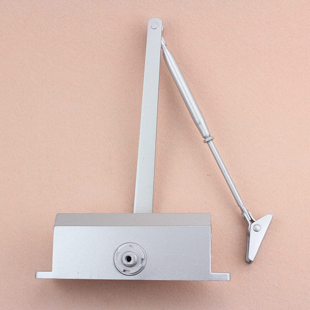 Samozamykacze do drzwi wewnętrznych 80-110 kg Drzwi przeciwpożarowe Wytrzymałe automatyczne aluminiowe samozamykacze do drzwi Regulowana prędkość Wyciszenie sprężynowe Zamykanie drzwi do drzwi zewnę