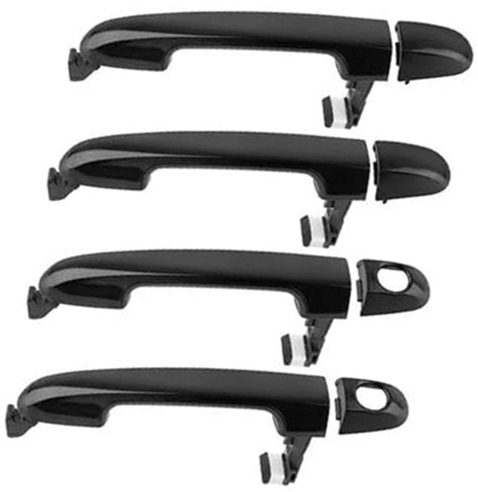 Vectzeta One Color Car Exterior Door Handle, For Hyundai, For Elantra 2006-2012 82651-2H000 82652-2H000 82651-2H010 Parts 4Pcs/Set Outside Pull Assembly Outer Car Outer Handle Cover